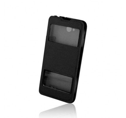 Θήκη για Samsung Galaxy Note 2 N7100 Smart Flap μαύρου χρώματος