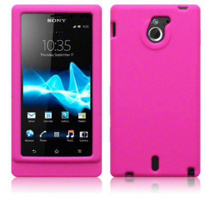 Θήκη Σιλικόνης για Sony Xperia Sola MT27i Pink