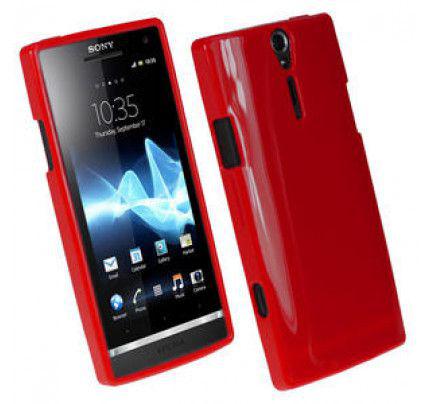 Θήκη TPU  για Sony Xperia U ST25i Red by Warp 