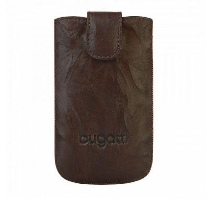 Θήκη Bugatti Slimcase Leather Unique Tobacco Size S