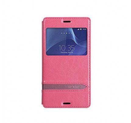 Θήκη USAMS Merry S-View για Sony Xperia Z3 Compact Pink