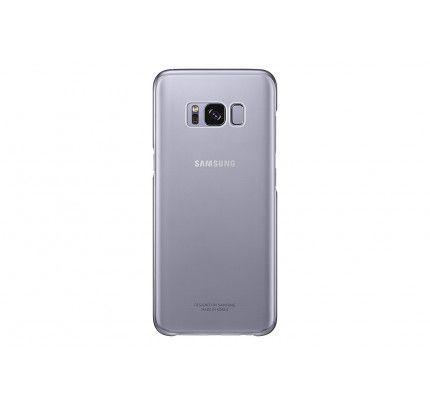Samsung Clear Cover EF-QG950CVE Galaxy S8 ημιδιάφανου violet χρώματος