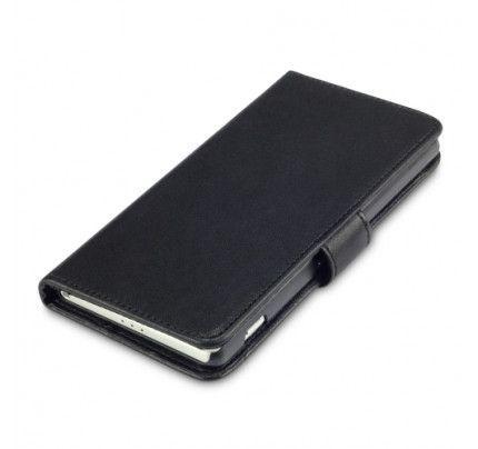 Θήκη για Sony Xperia Z2 Leather Wallet μαύρου χρώματος