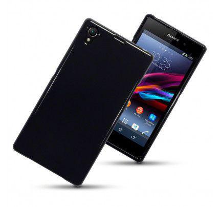 Θήκη TPU Gel για Sony Xperia Z1 Solid Black