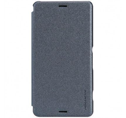 Θήκη Nillkin Flip Sparkle Series για Sony Xperia Z3 Compact black