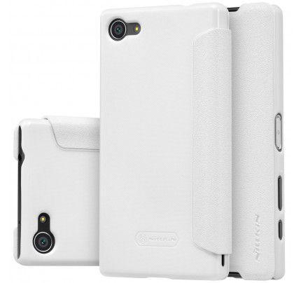 Θήκη Nillkin Sparkle Folio για Sony Xperia Z5 Compact White